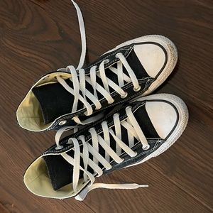 black high top converses